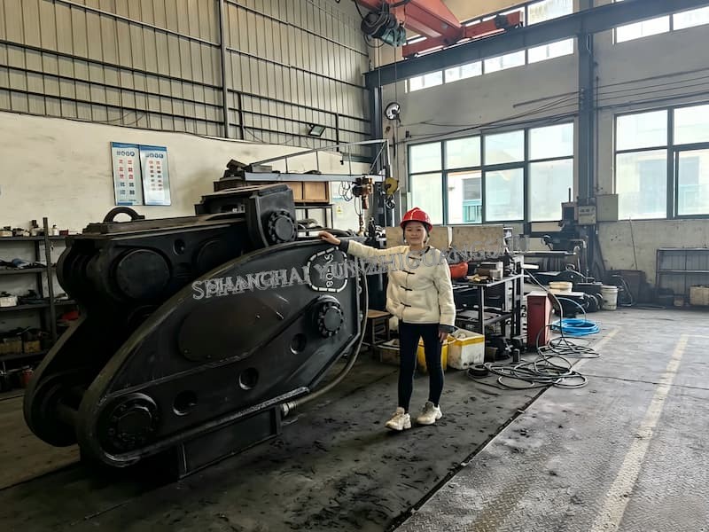 SV-D8 vibro ripper in our plant
